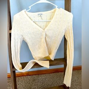 Cropped Knit Sweater